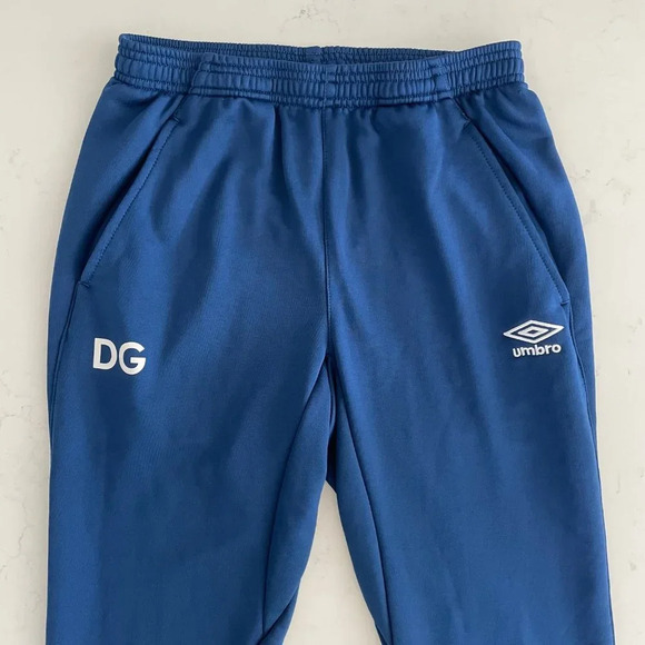 Umbro DG Athletic Pull On Polyester Elasticized Waist Track Pants Blue Sz M - Picture 4 of 14